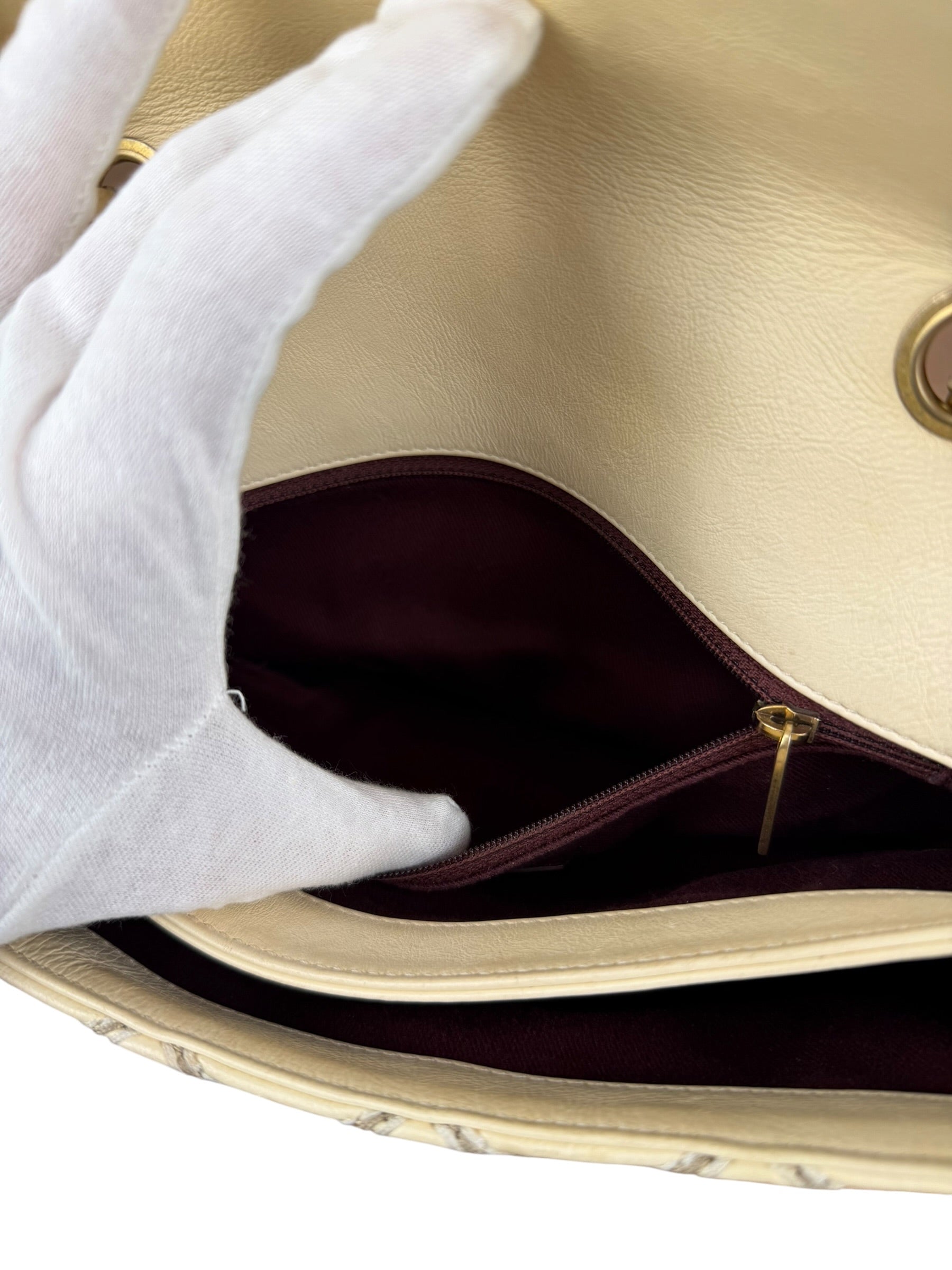 Chanel Beige Ultimate Stitch Flap 2014