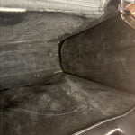 Gucci Grey Leather Retractable Top Handle Square 2-Way Satchel Bag