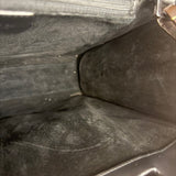 Gucci Grey Leather Retractable Top Handle Square 2-Way Satchel Bag