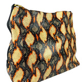 Fendi Multicolor Snakeskin Hobo Bag