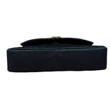 Chanel Black Quilted Satin Gripoix 1986