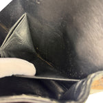 Chanel Black Patent Quilted Leather Double Flap Bag