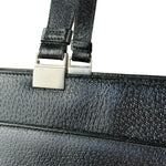 Gucci Vintage Black Leather Shoulder Tote