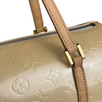 Louis Vuitton Yellow Monogram Vernis Bedford Handbag