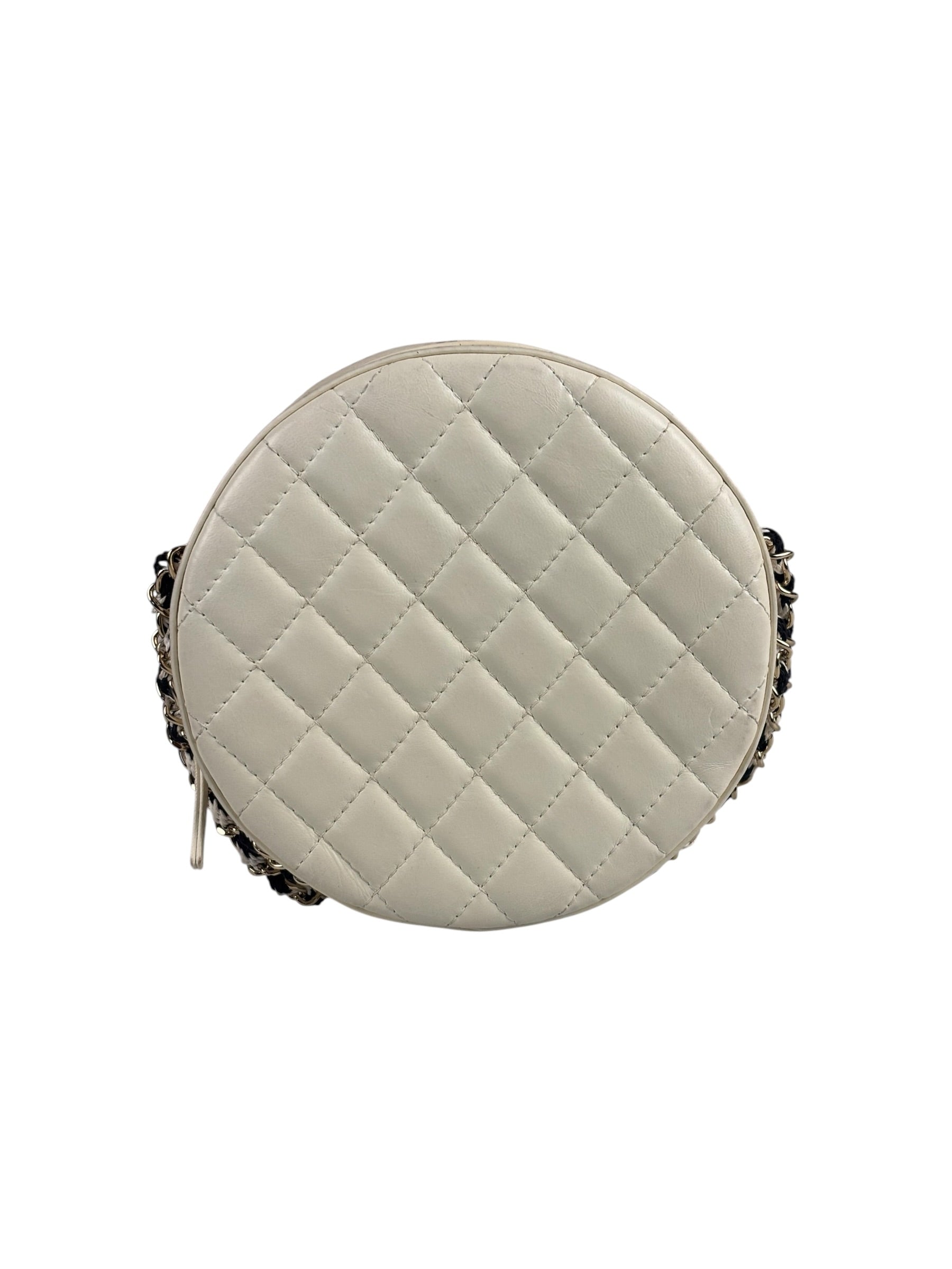 Chanel Limited Edition Lifesaver Round Crossbody Black 2017