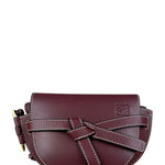 Loewe Mini Burgundy Gate Crossbody