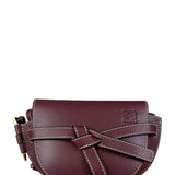 Loewe Mini Burgundy Gate Crossbody