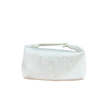 Dior Beauty White Canvas Mini Pouch