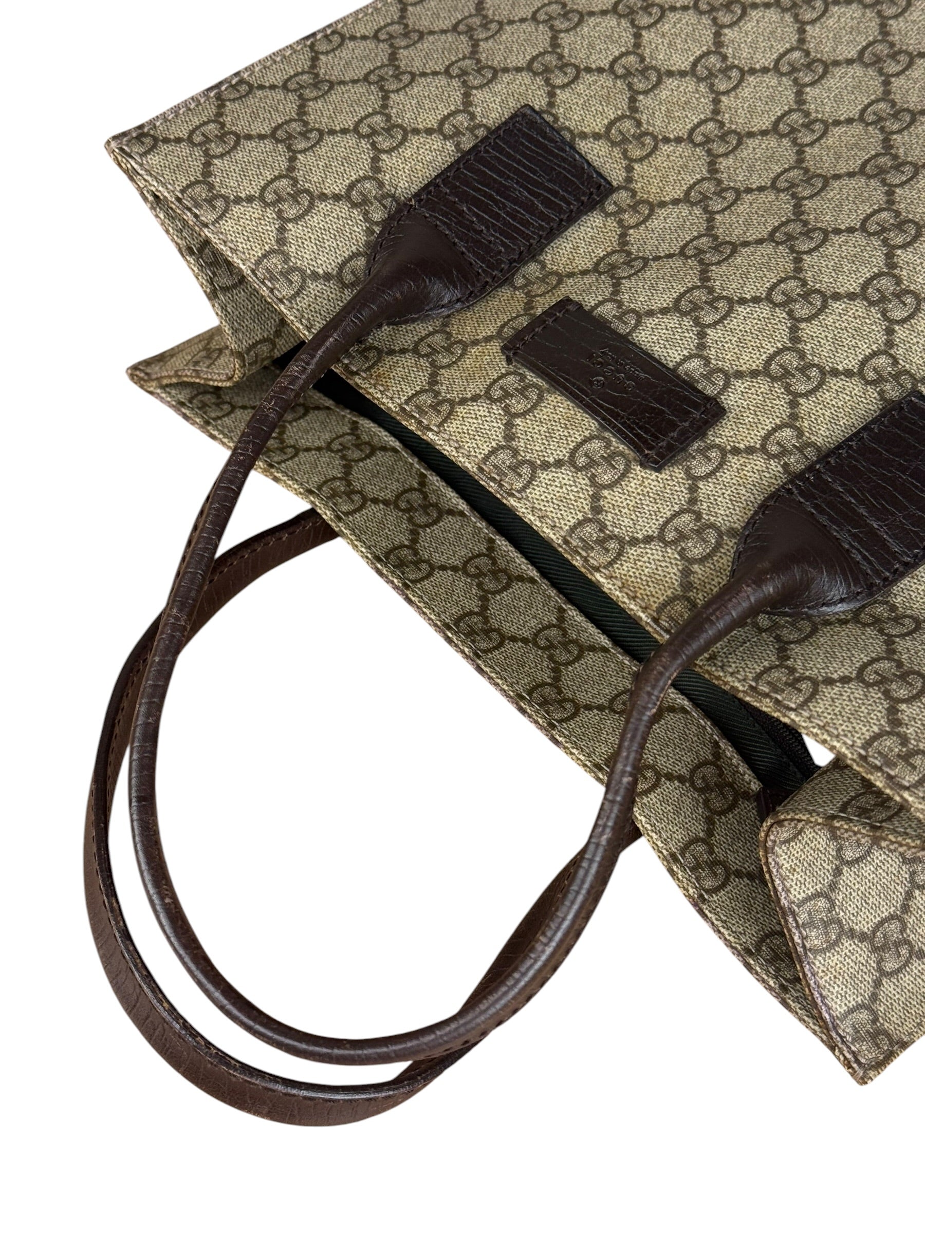 Gucci GG Coated Canvas Top Handle Tote