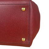 Fendi Red Leather 2Jours Handbag (Deterioration)