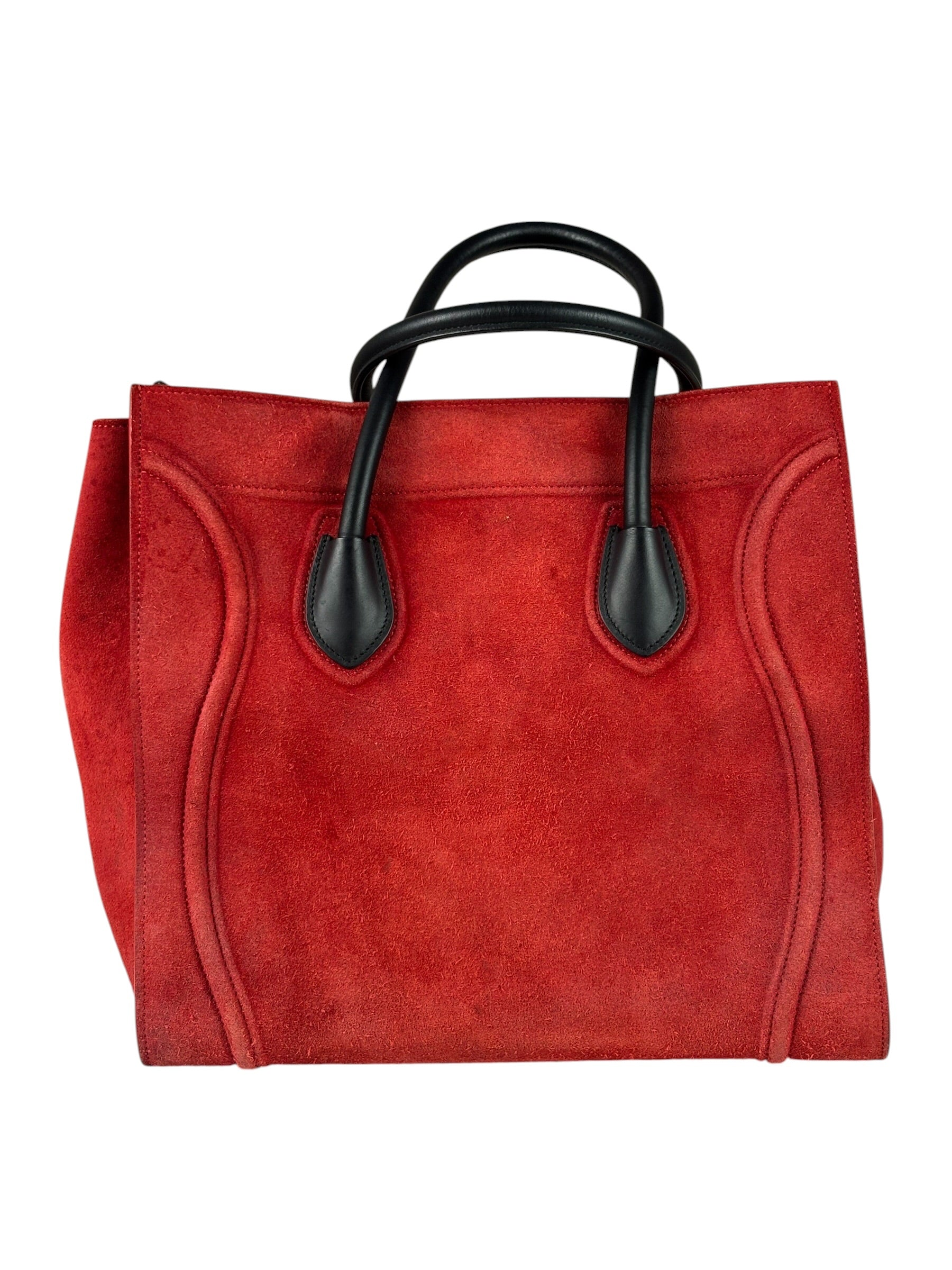 Celine Suede Luggage Phantom Tote Bag