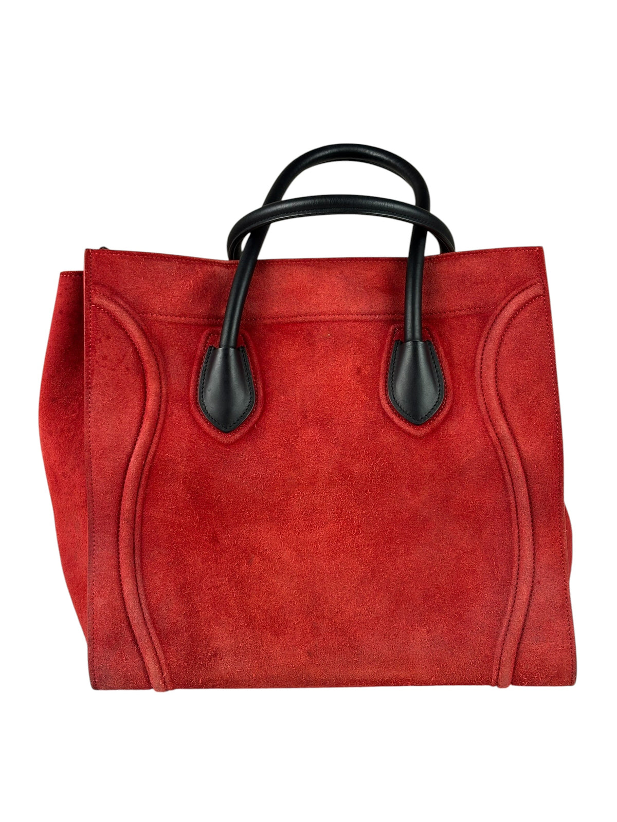 Celine Suede Luggage Phantom Tote Bag