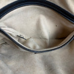 Gucci GG Black Chevron Leather Belt Bag