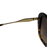 Prada Tortoise Shell SPY 03Y Oversized Butterfly Sunglasses
