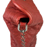 Chanel Red Caviar Quilted Leather French Riviera Hobo Bag 2011