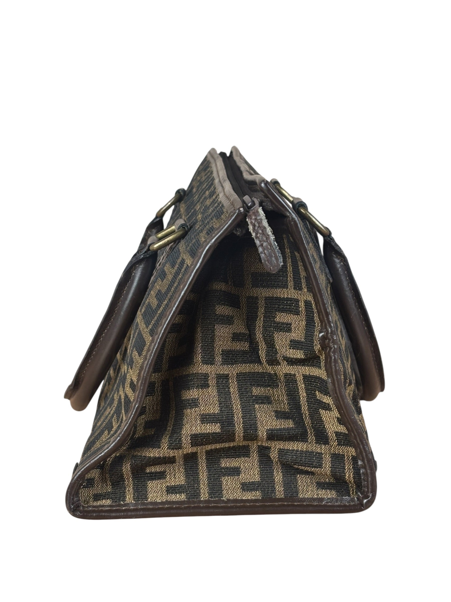 Fendi Vintage Zucca Coated FF Monogram Handbag