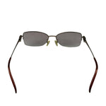 Gucci GG Rose Pink Tint Semi-Rimless Eyeglasses