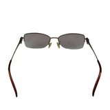 Gucci GG Rose Pink Tint Semi-Rimless Eyeglasses