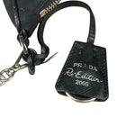 Prada Black Nylon Leather Trim Re-Edition 2005 Two-Way Bag