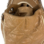 Chanel Camel Quilted Lambskin East-West Large Chain Tote 2008
