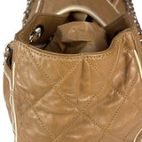 Chanel Camel Quilted Lambskin East-West Large Chain Tote 2008