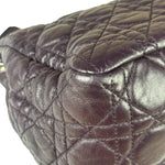 Christian Dior Purple Quilted Leather Flap Bag