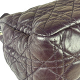 Christian Dior Purple Quilted Leather Flap Bag