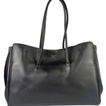 Balenciaga Black Leather Bel Air Carry Carry All Large Tote