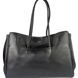 Balenciaga Black Leather Bel Air Carry Carry All Large Tote