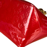 Louis Vuitton Red Monogram Vernis Bellevue Handbag