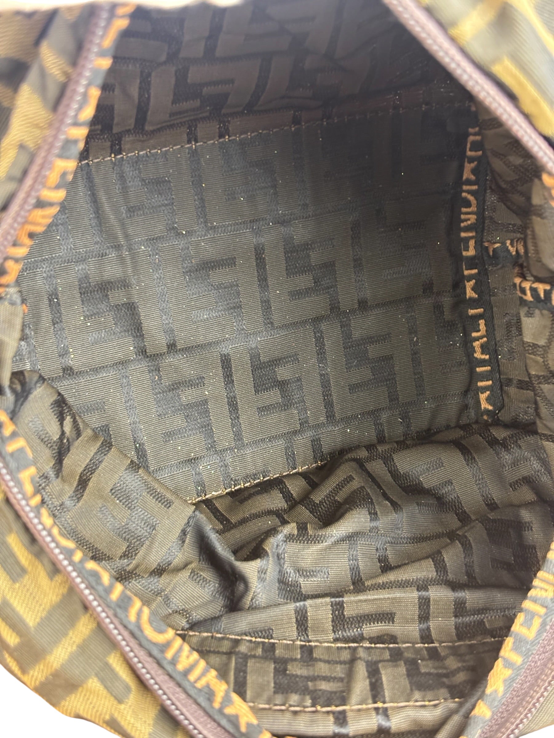 Fendi Zucca Foldable Canvas Tote Bag
