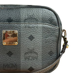 MCM Monogram Stripe Camera Crossbody