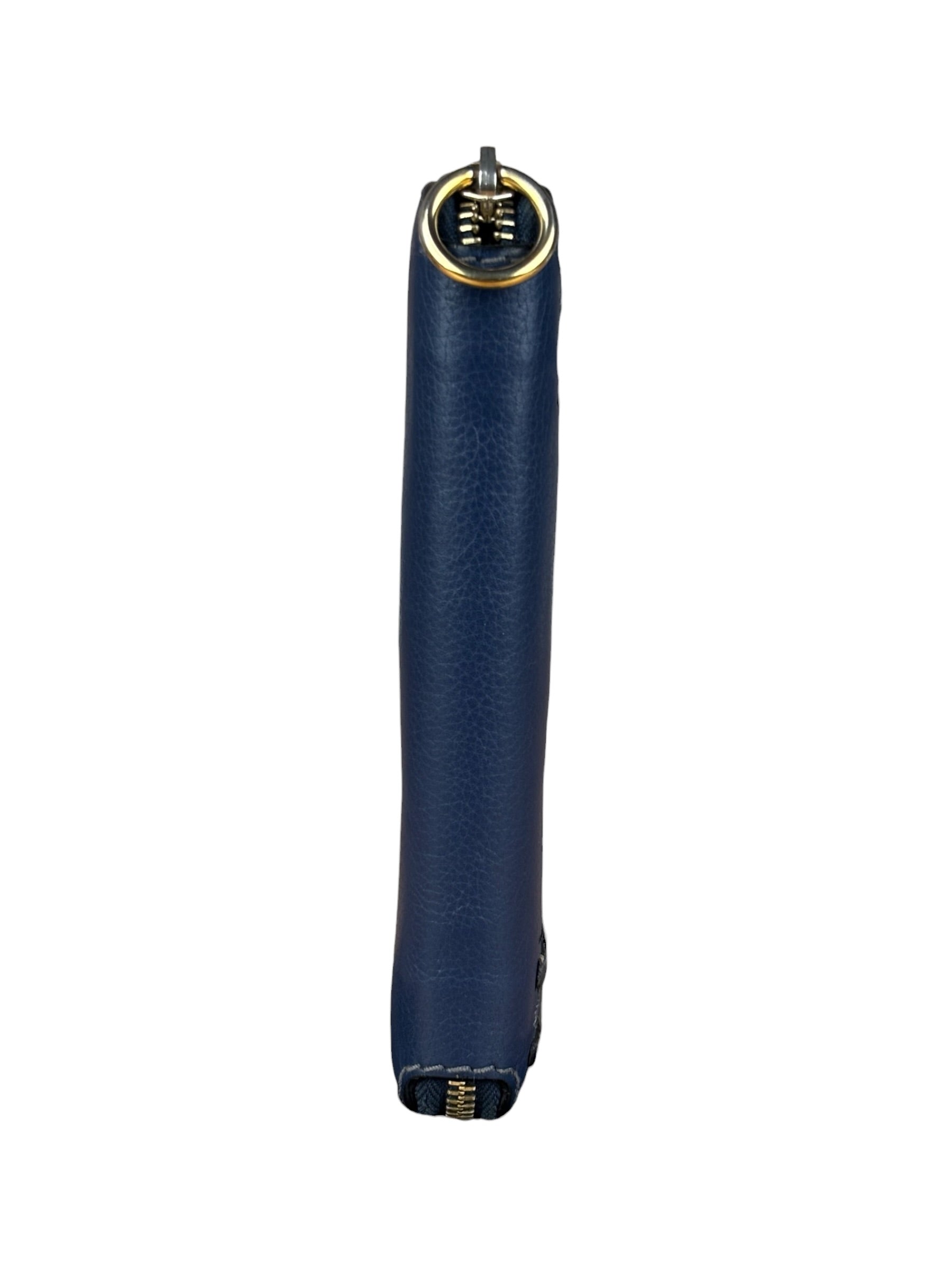 Chloé Dark Blue Leather Marcie Long Zip Wallet