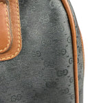 Gucci Vintage Micro GG Black/Brown Supreme Satchel Hand Bag