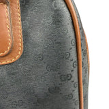 Gucci Vintage Micro GG Black/Brown Supreme Satchel Hand Bag