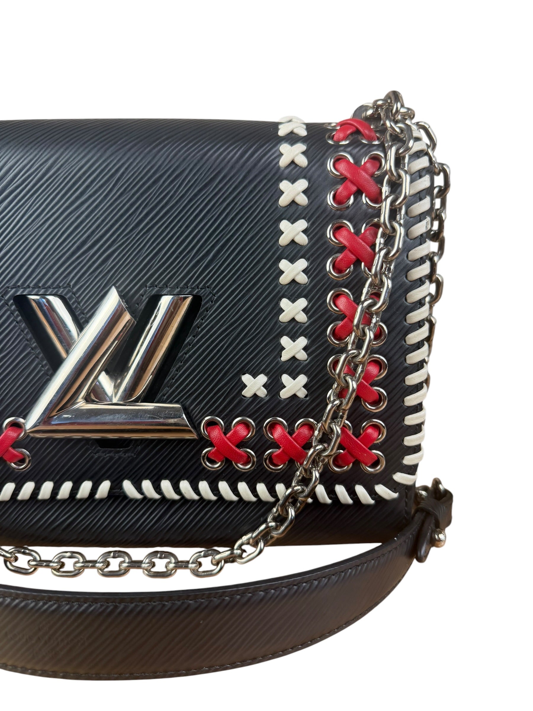 Louis Vuitton Multi Color Epi Leather Embroidered Twist Shoulder Bag
