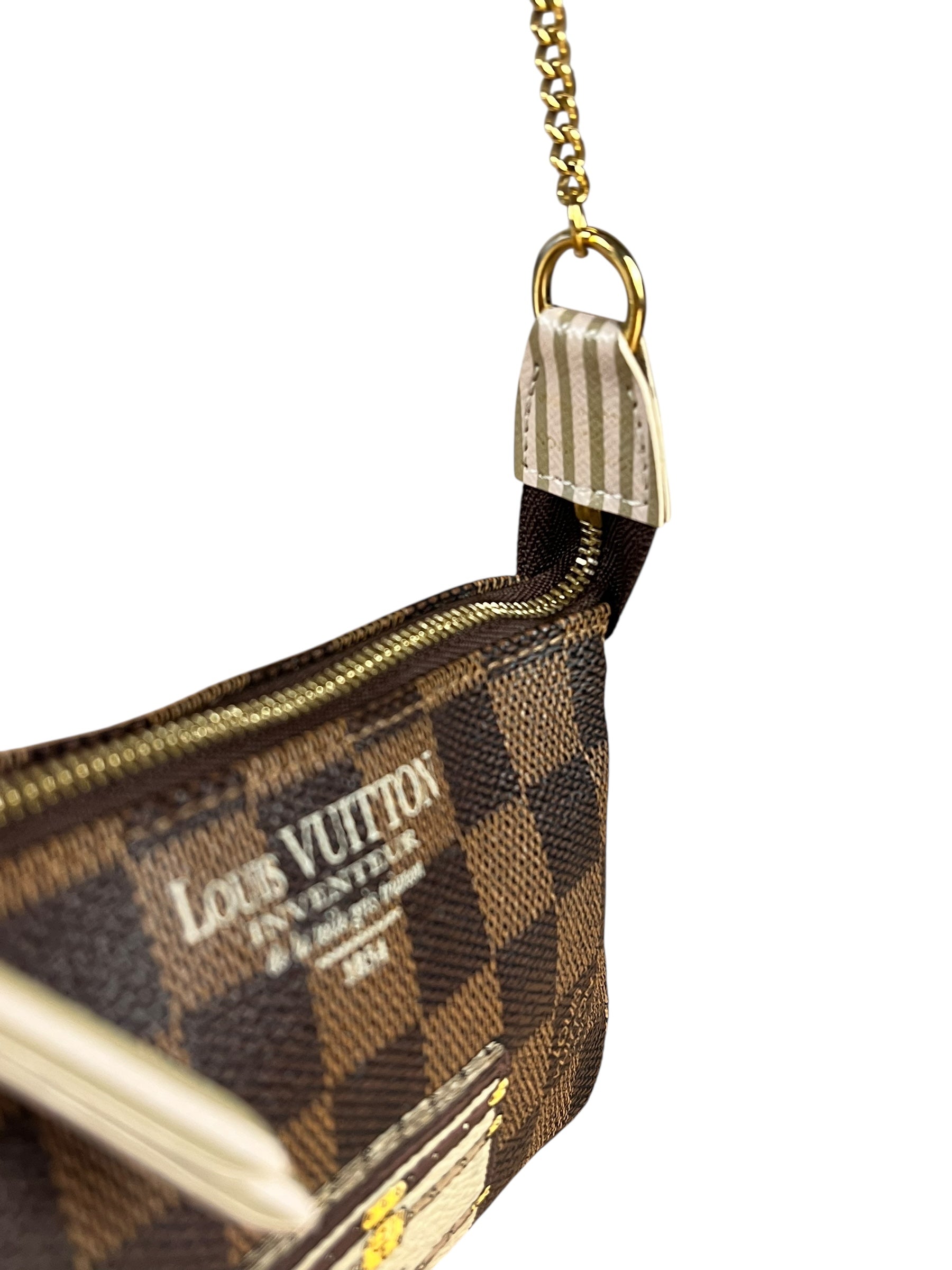 Louis Vuitton Damier Trunks and Locks Mini Pochette