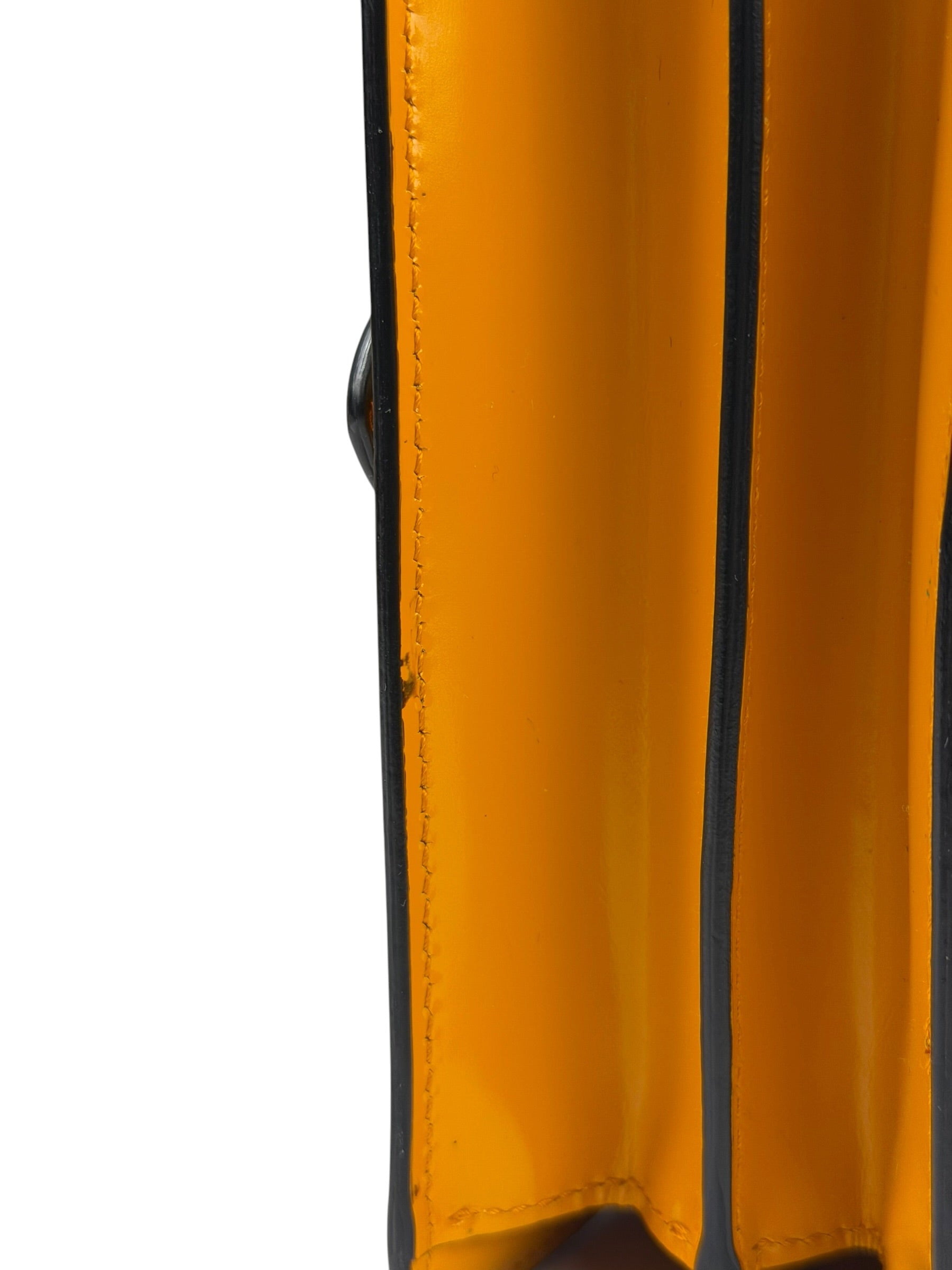 Gucci Orange GG Polished Leather Shoulder Bag