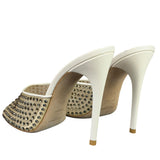 YSL Crystal Blonde Mules 37.5