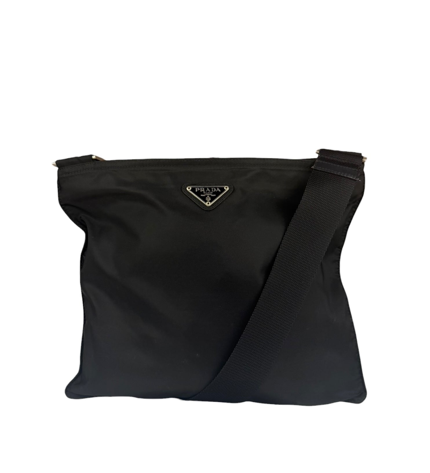 Prada Black Tessuto Nylon Crossbody Bag