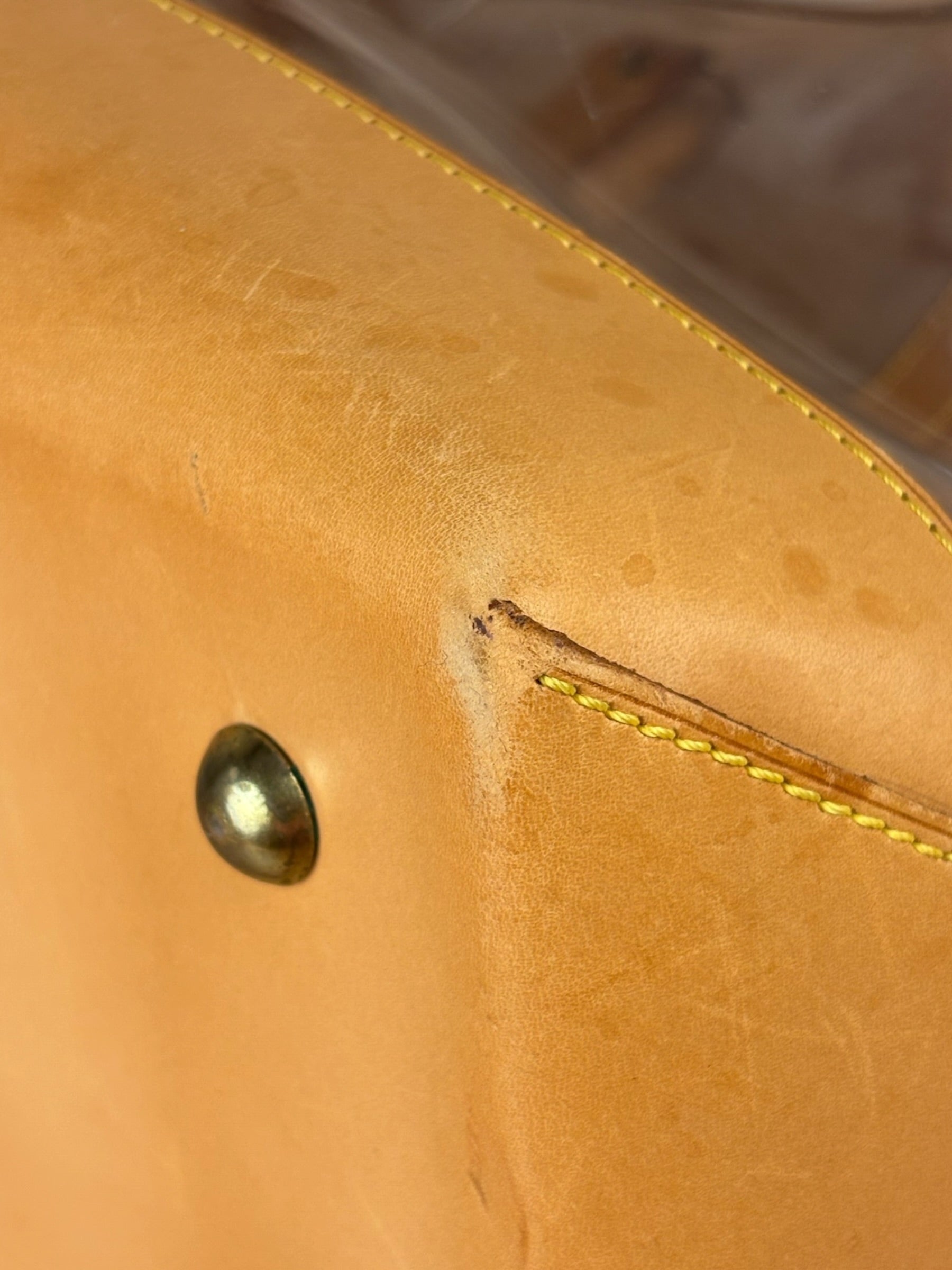 Louis Vuitton Limited Edition Transparent Vinyl Ambre Cabas Tote Bag GM