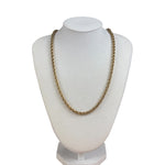 Christian Dior Vintage Classic Gold Twist Rope Chain