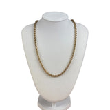 Christian Dior Vintage Classic Gold Twist Rope Chain