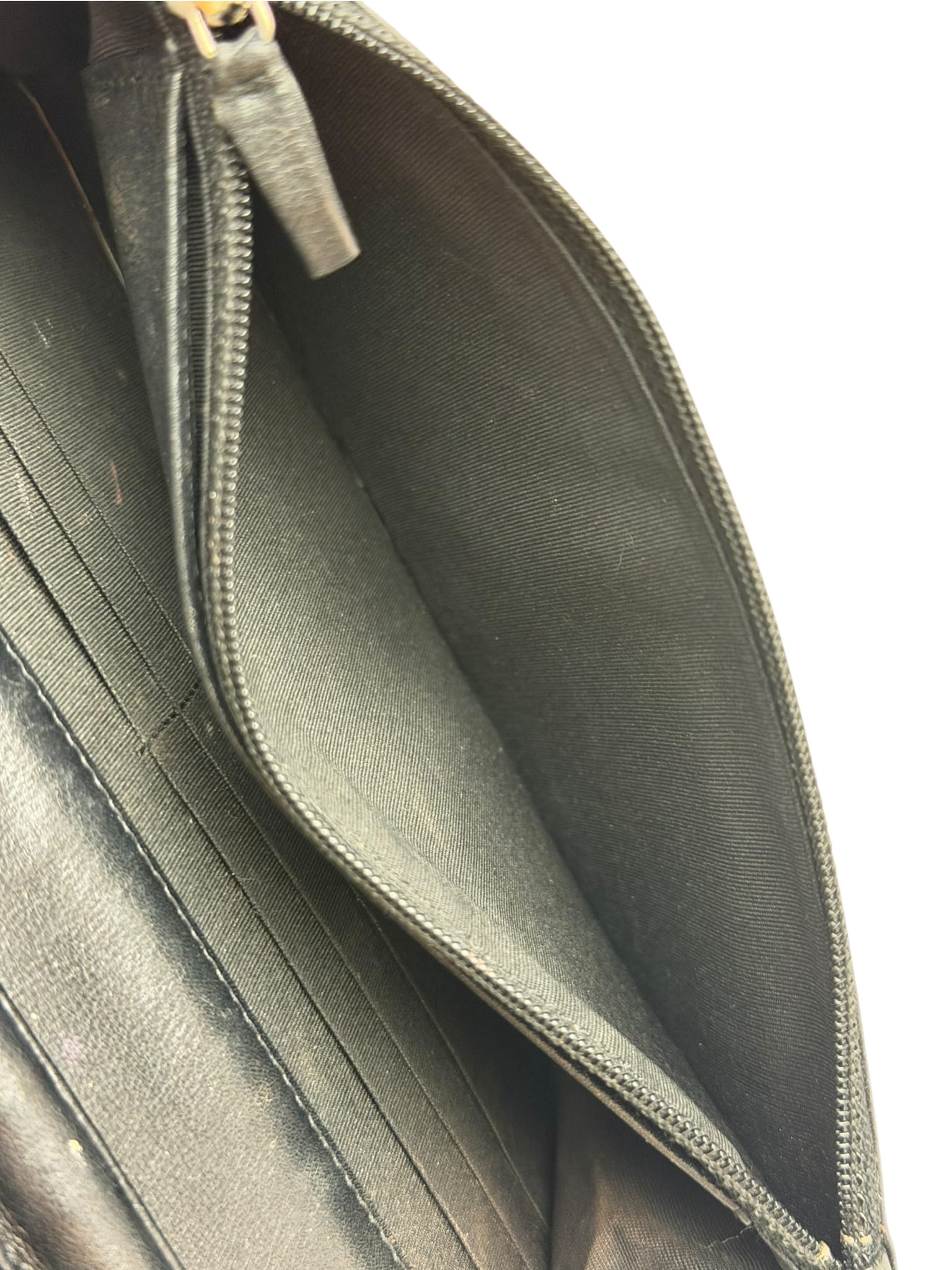 Chanel Black Caviar Flap Wallet On Chain 2013
