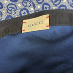 Gucci GG Logo Blue Denim Bucket Hat