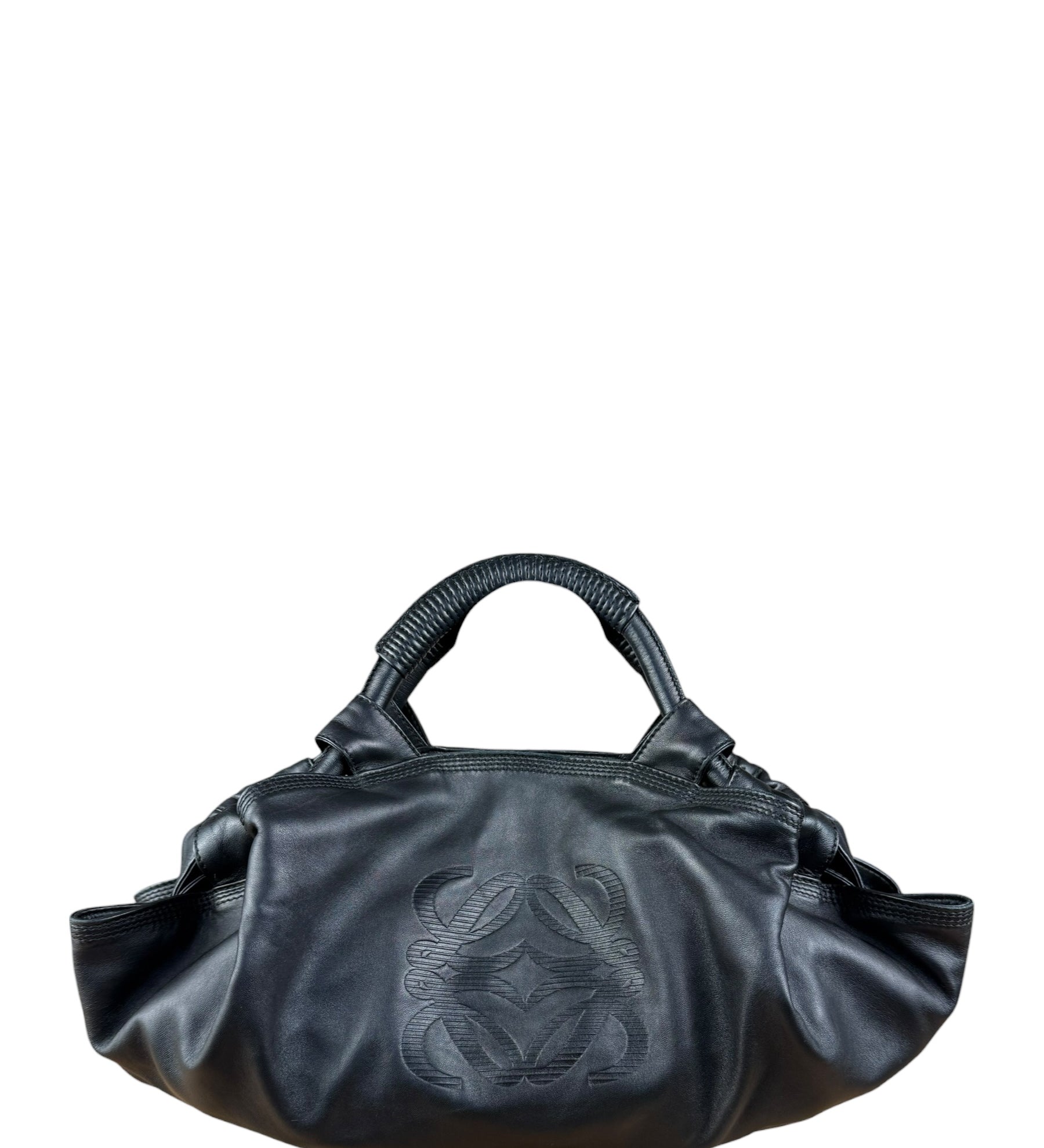 Loewe Black Leather Small Nappa Aire Handbag