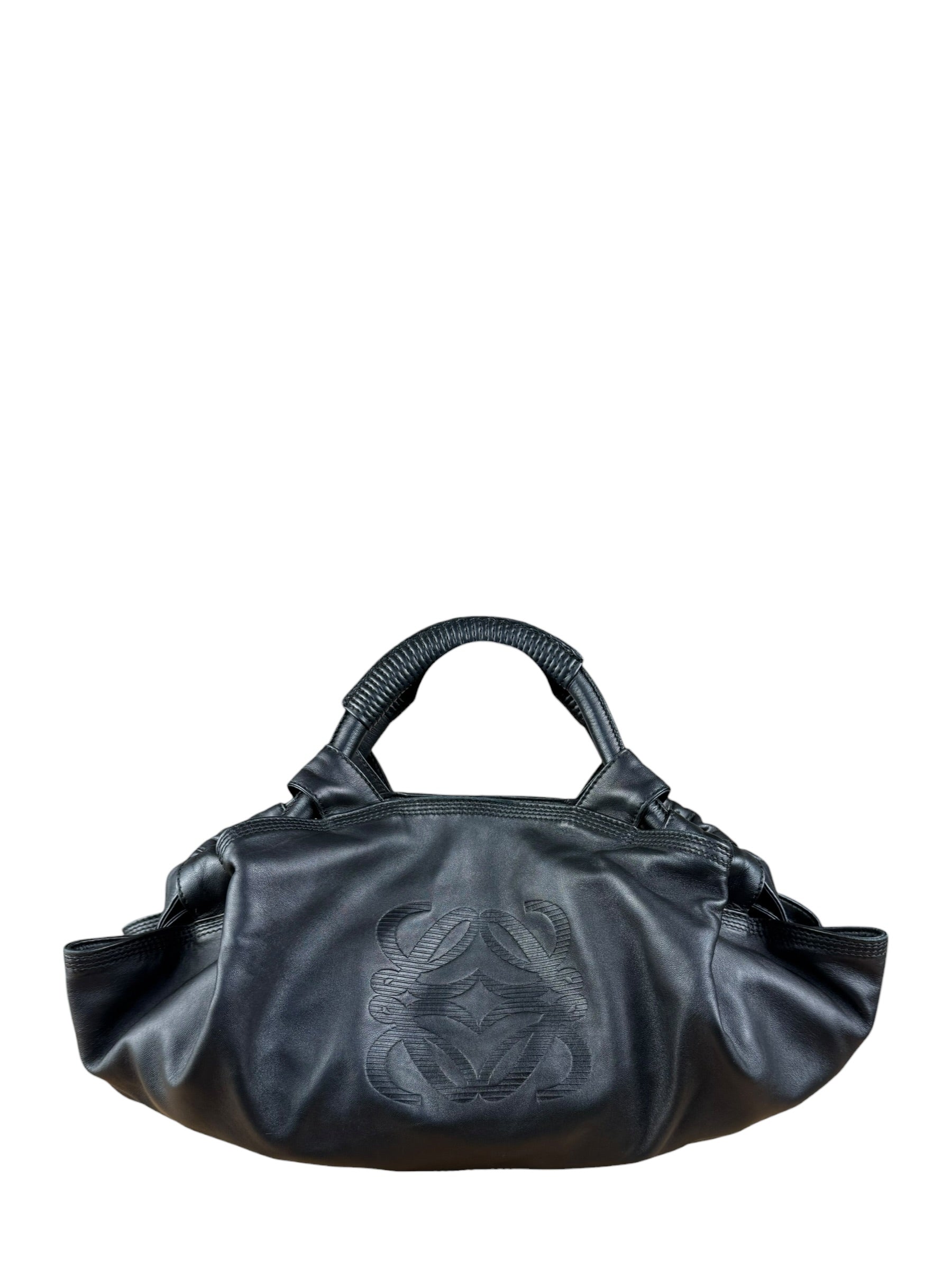 Loewe Black Leather Small Nappa Aire Handbag