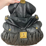 Miu Miu Vintage Calfskin Soho Shoulder Bag