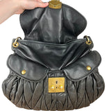 Miu Miu Vintage Calfskin Soho Shoulder Bag
