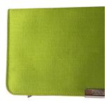 Dolce & Gabbana Lime Green Satin Clutch